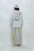 UNALOME LONG SKIRT -GRAY×GREEN-
